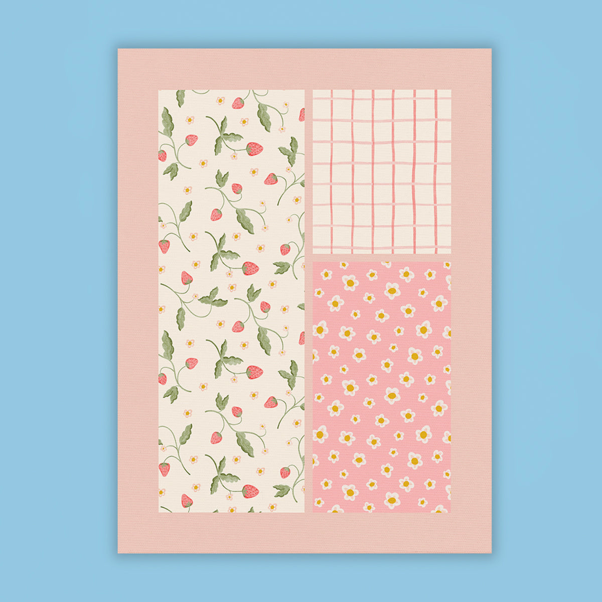 Sweet Strawberries Wall Art - PRINTABLE - DIGITAL