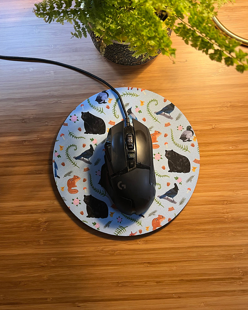 Mouse Pad - Fern and Feather