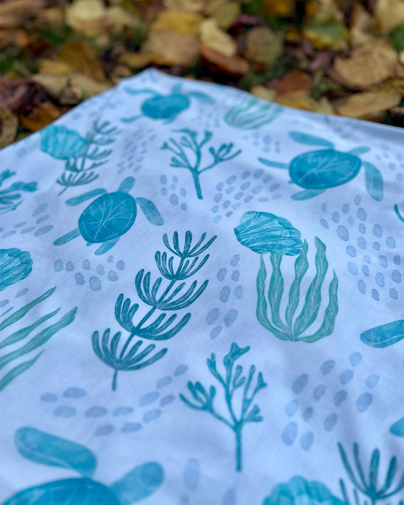 Swaddle Blanket - Calming Sea Turtles